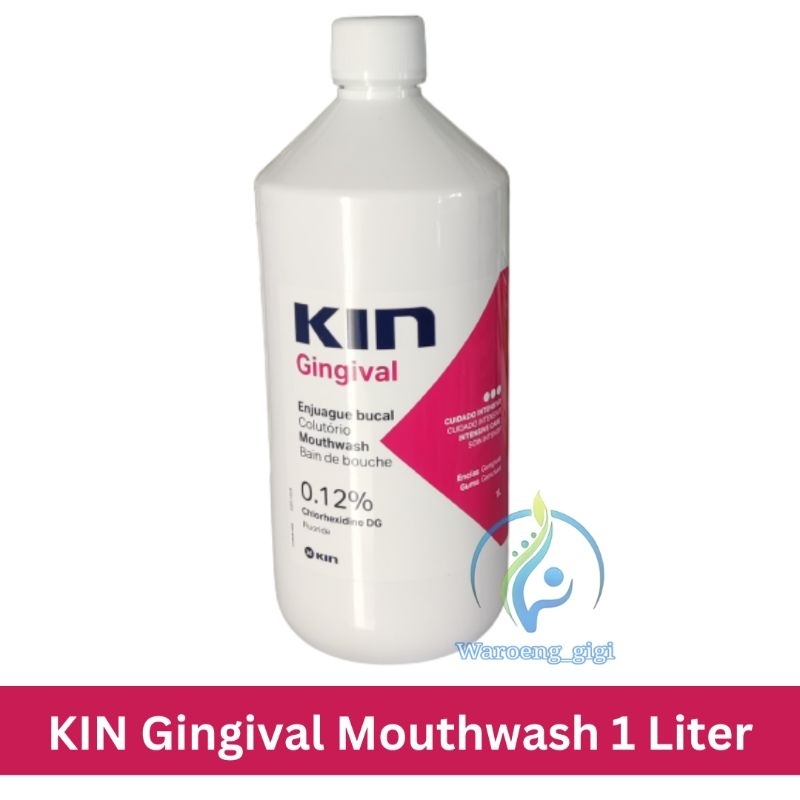 KIN gingival Mouthwash Mouth Wash Obat Kumur Mouthrinse 1 Liter