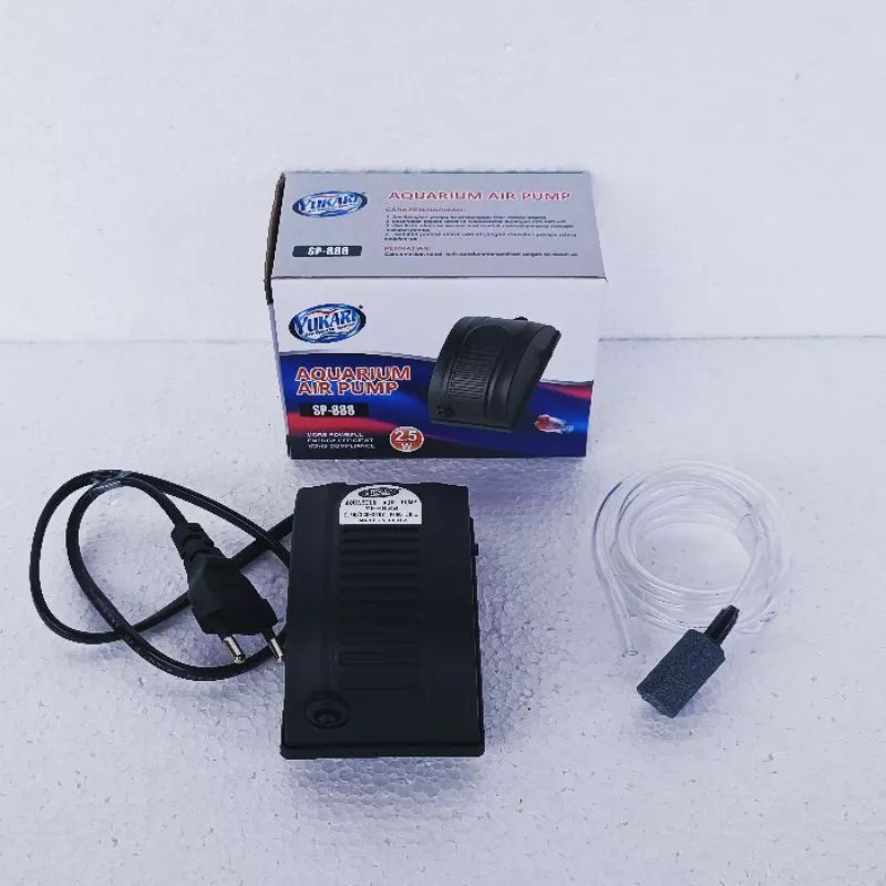 MESIN AERATOR SATU LUBANG YUKARI SP 888 Alat gelembung akuarium 1lubang