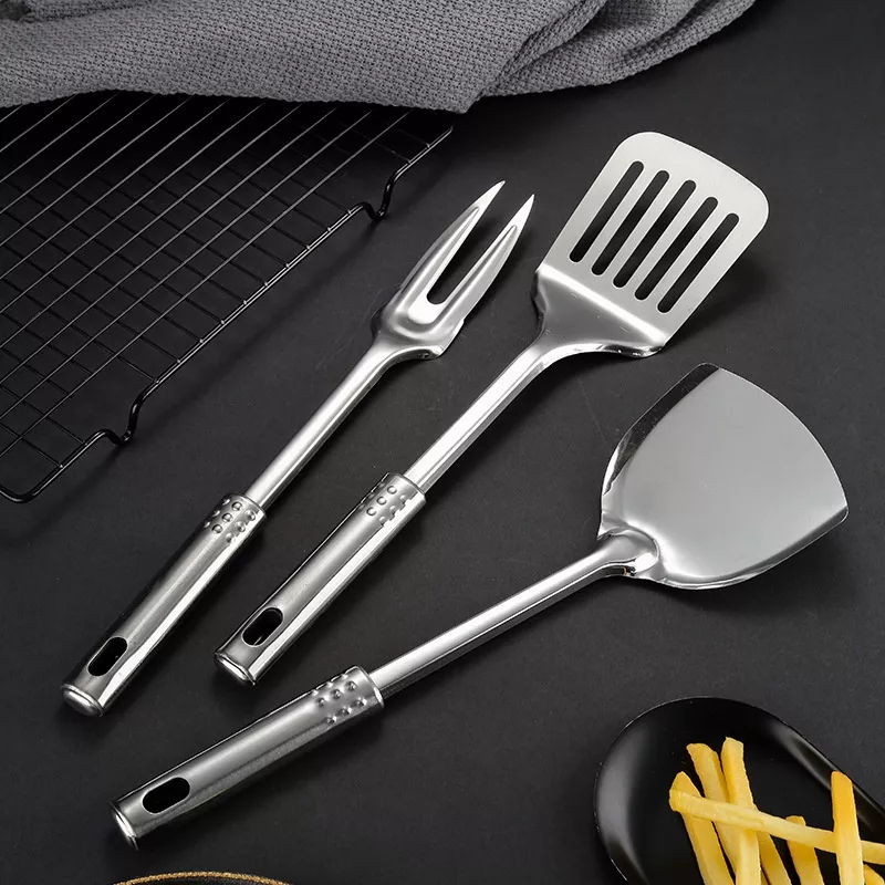 Kitchen tools set 7 pcs stainles alat dapur masak spatula set sutil / Spatula stanliess set gantung