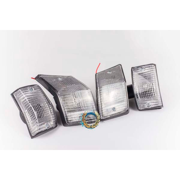 Set Lampu Sign Sein Sen Vespa Excel Exclusive Spartan Mika Putih Bintik