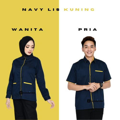 Custom baju kerja murah/kemeja karyawan kantor/seragam pabrik/baju pria dan wanita/pakaian pria &amp; wanita