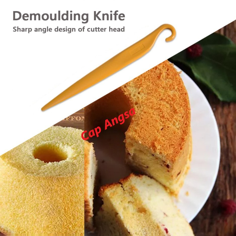 PISAU CHIFFON CHIFON KNIFE CAKE MOULD STRIPPING REMOVER DEMOULDING SPATULA SIFFON SIFON PLASTIK KUE BOLU