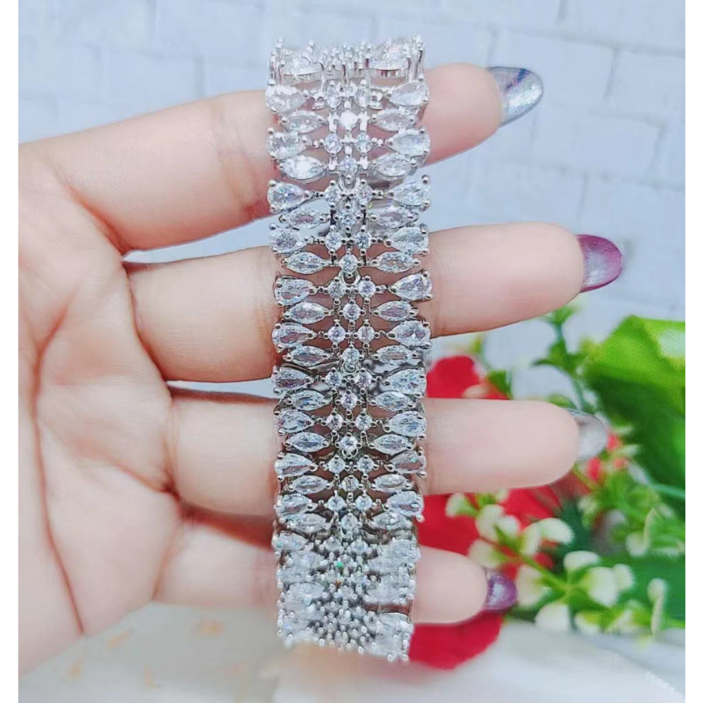 Gelang Xuping Permata Full Cantik Perhiasan Fashion R140