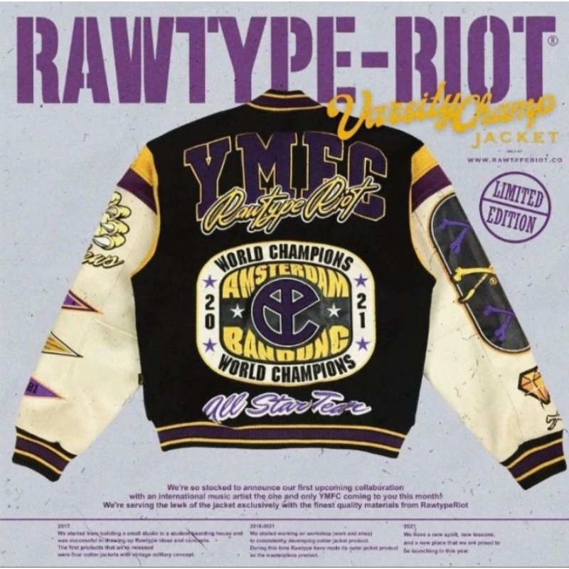ウェア RWATYPE RIOT x yellow claw JACKET – Rawtype Riot