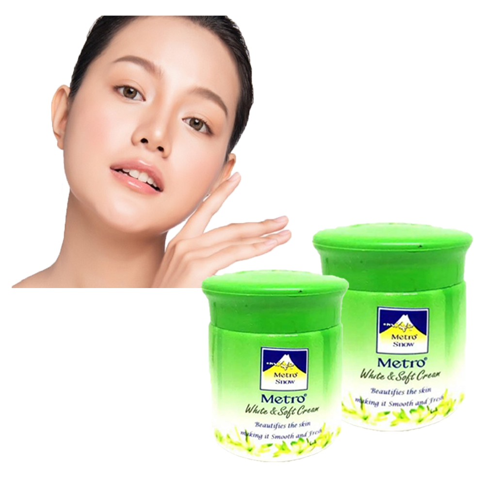 Brightening Cream Metro Snow Pencerah Kulit Wajah Kusam Lightening Day And Night Cream Menjadikan Ku
