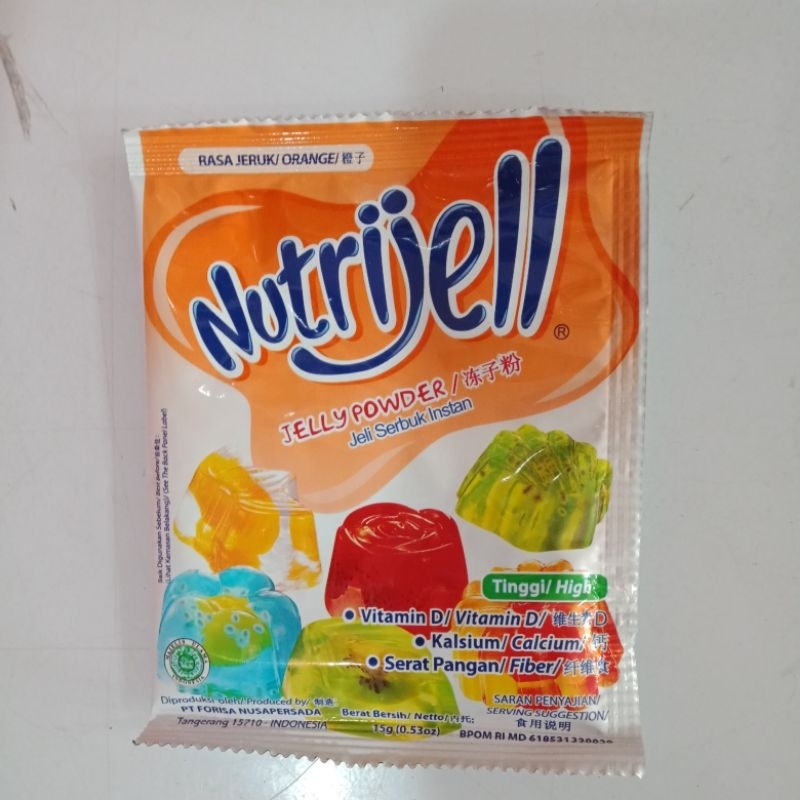 

Nutrijel jelly powder 15gr /rasa jeruk