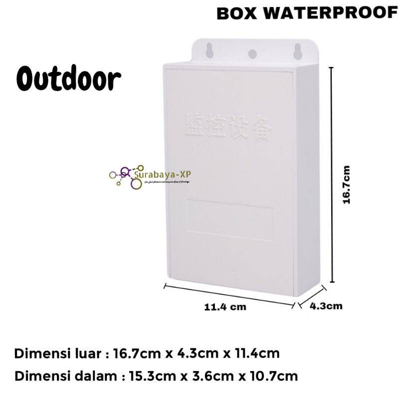 BOX WATERPROOF 15CM OUTDOOR POE