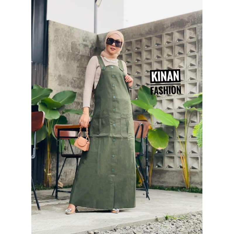 OVERAL WANITA CHINOS FULL KANCING VIRAL KEKINIAN // OVERAL IMPORT