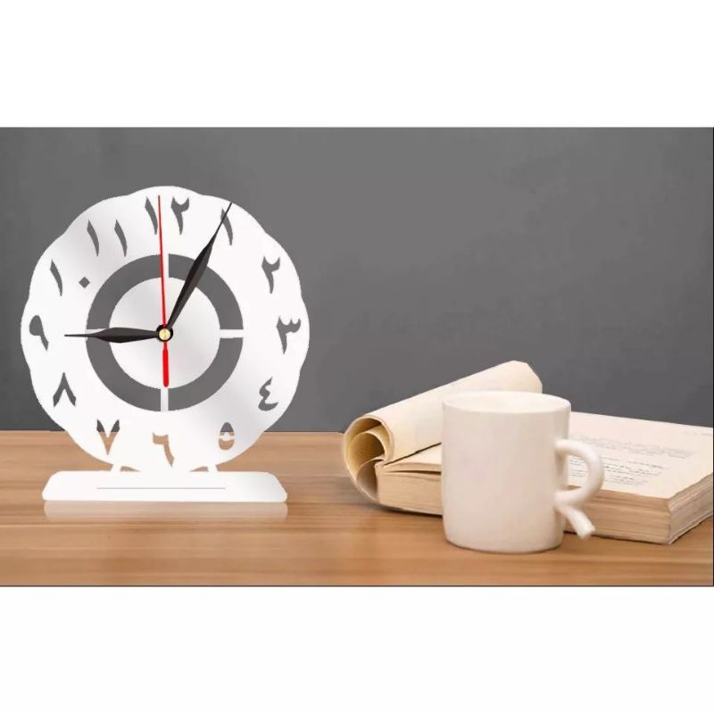 hiasan Jam MEJA ACRILIC DIY 3D akrilik wall clock Modern hiasan dekorasi rumah kantor