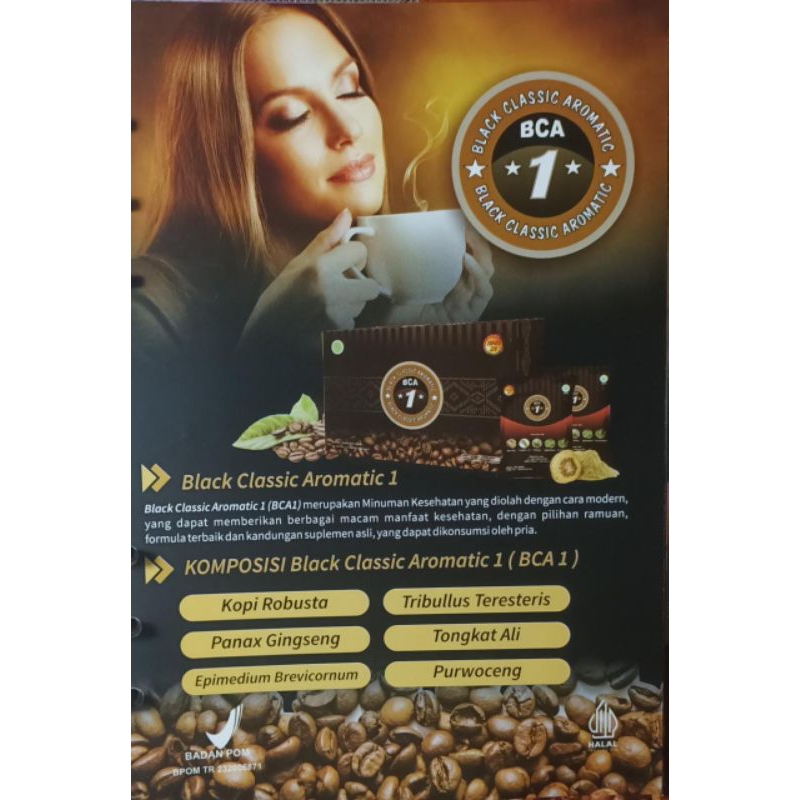 

Coffee Black Classic Aromatic one. isi 16 sachet.