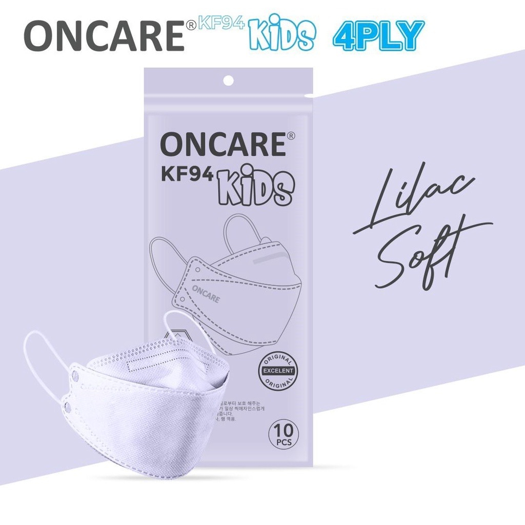 Masker KF94 Anak 4ply Korea oncare Premium Mask Warna Murah