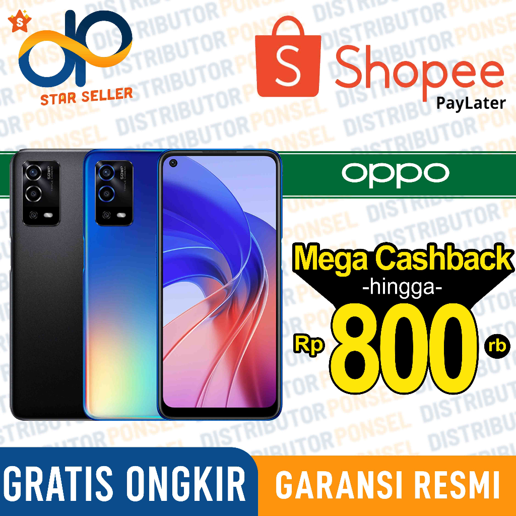 Oppo A55 4GB+64GB Garansi Resmi OPPO A 55 4 GB 64 GB