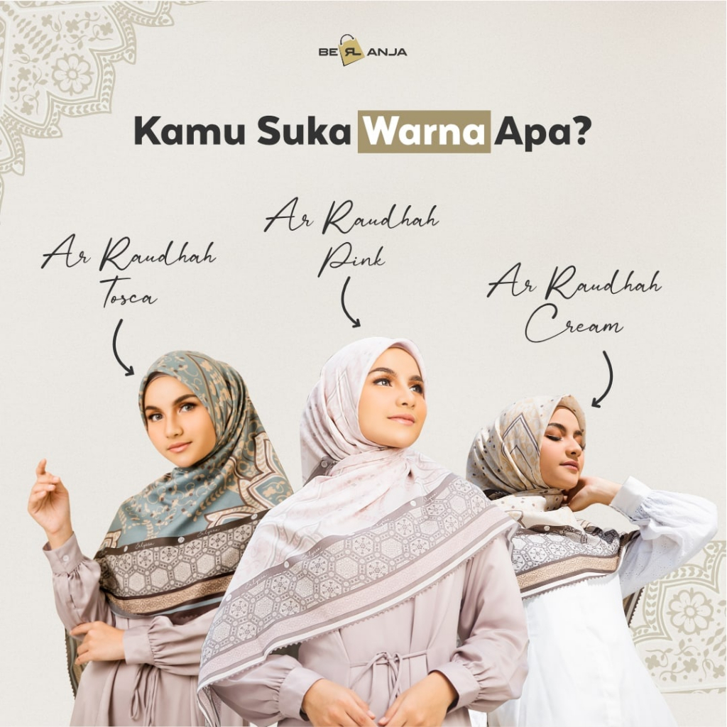 LUXURY SCRAF ERLYSSA AR-RAUDHAH (HIJAB SQUARE PREMIUM)