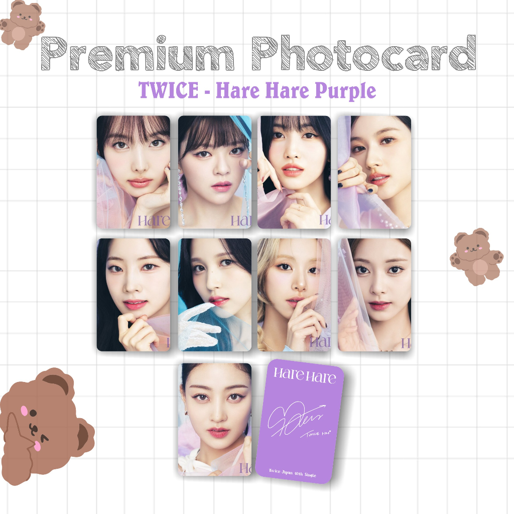 Photocard TWICE PREMIUM 1SET Celebrate ready to be