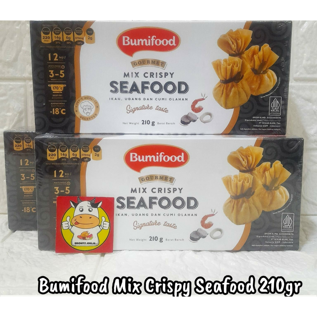 

BUMIFOOD MIX CRISPY SEAFOOD 210GR - FROZEN FOOD - BRONTZ JOGJA