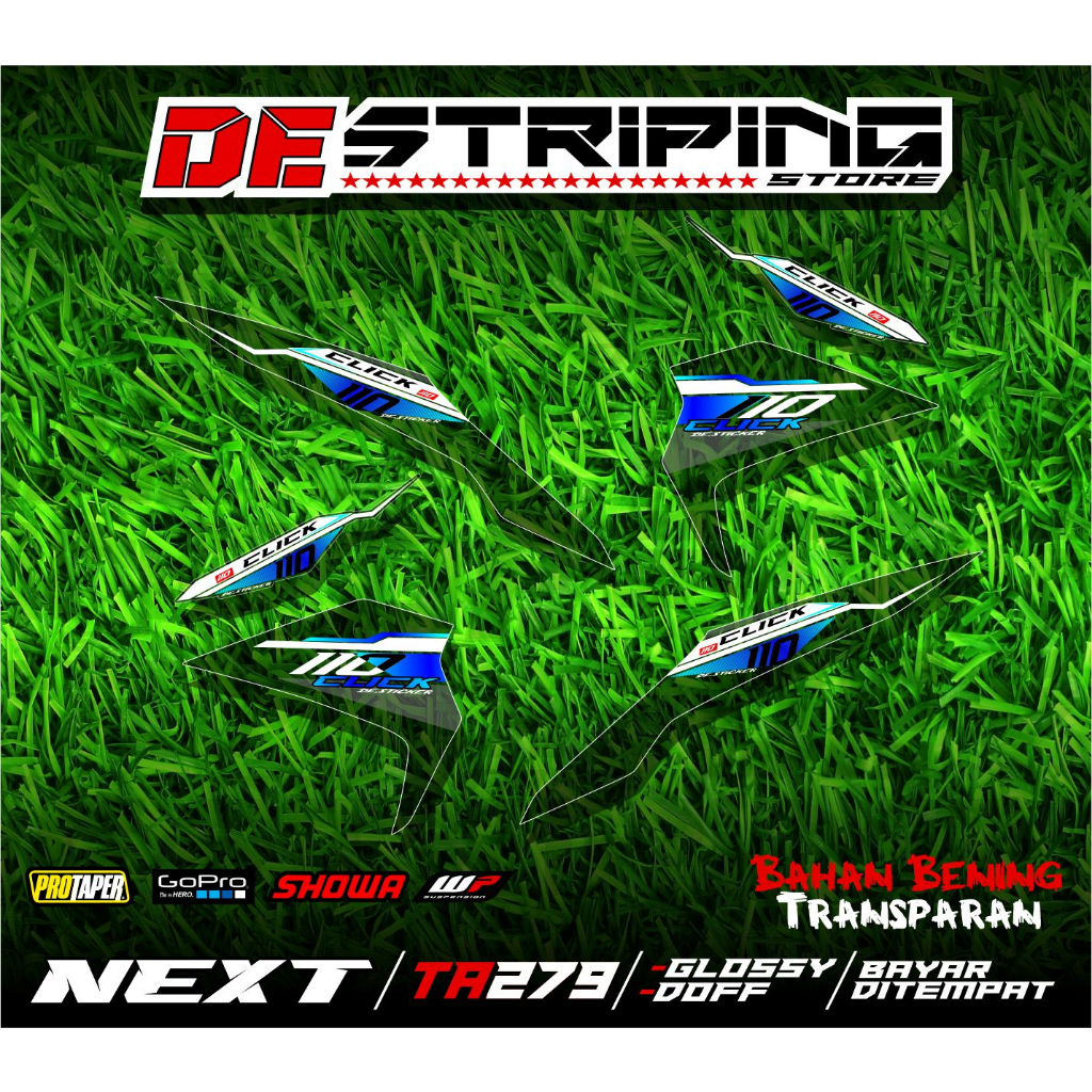 Striping Sticker Suzuki Nex 2 Bahan Transparan Semifull Sticker SUZUKI NEX 2 TA279