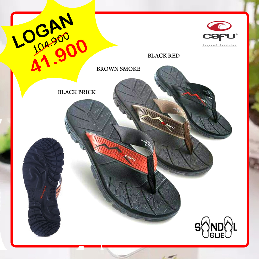 PROMO SANDAL PRIA KEKINIANCAFU LOGAN 100% BARU