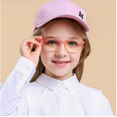 Kacamata Radiasi Komputer UV Fashion Glasses Anak Perempuan / Laki-laki TR 90 Lentur