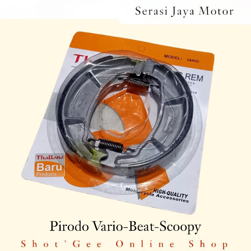 PIRODO VARIO/BEAT/SCOOPY / KAMPAS REM BELAKANG BEAT/VARIO/SCOOPY