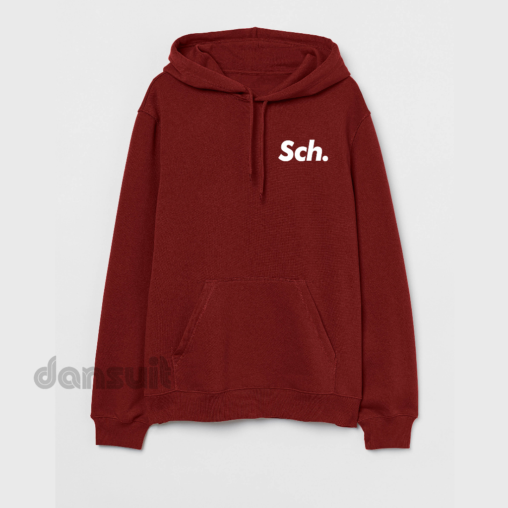 Sweater Hoodie Pria/Wanita Size M - XXXL Sweater Hoodie Distro SCH Logo Bahan Tebal Premium