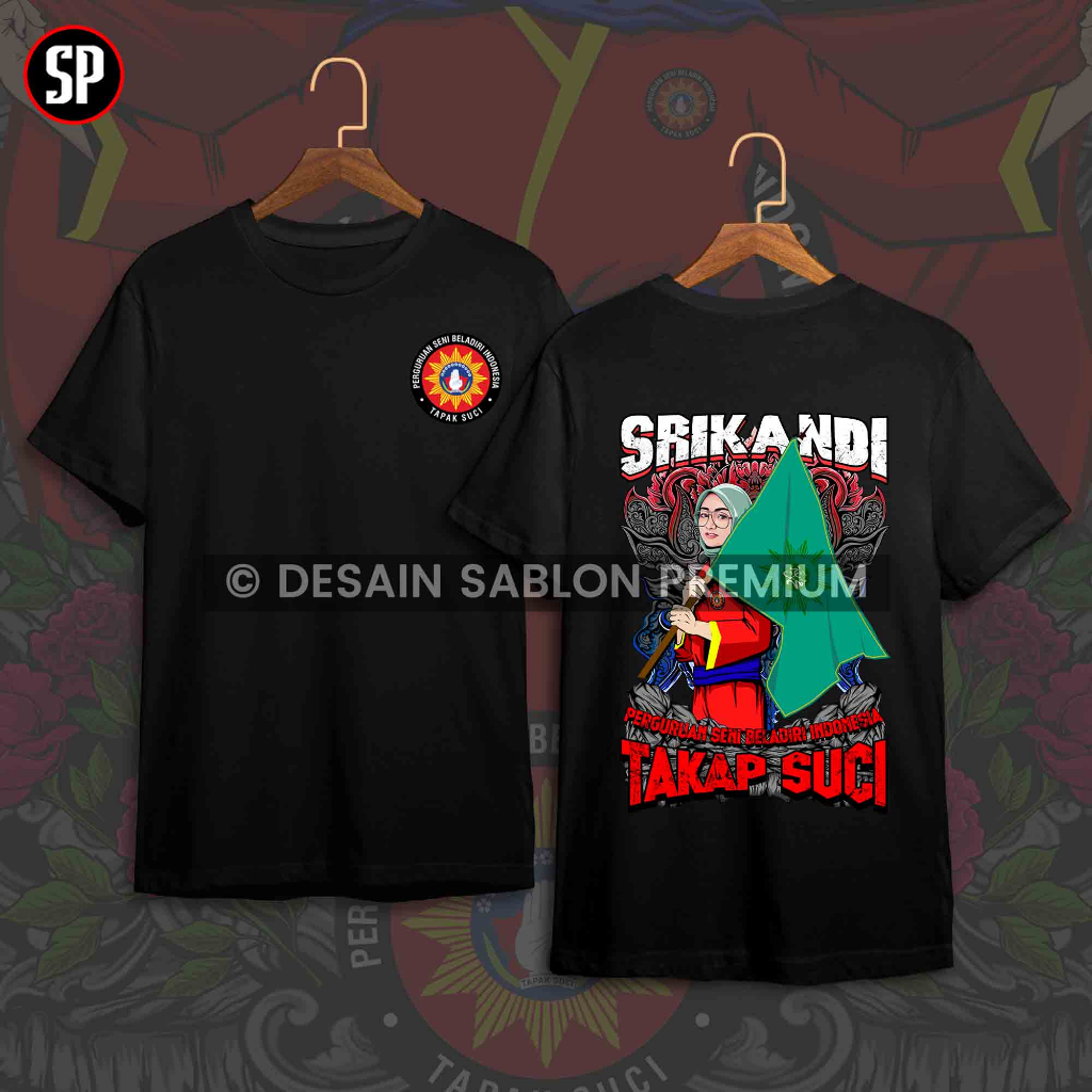 Kaos Srikandi TAPAK SUCI Terbaru - Bahan Katun Adem Atasan Pencak Silat Distro TS Muhammadiyah