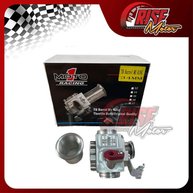 THROTTLE BODY MOTO 1 BARREL MX KING 34 MM