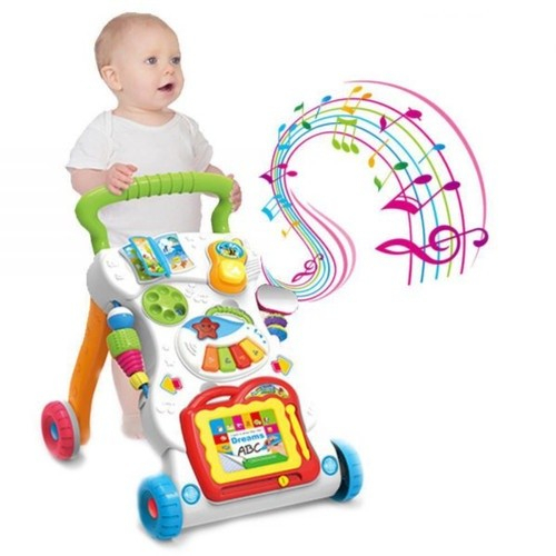 Mainan Baby Walker DUS Dorongan Baby Musik Hadiah Kado Babywalker AU03 /Mainan Edukasi Bayi Dorong dan Musik /mainan anak latihan jalan bahan aman dan kuat