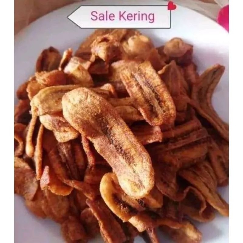 

SALE PISANG KERING KHAS KOTA KEBUMEN MANIS RENYAH KEMASAN 250gr