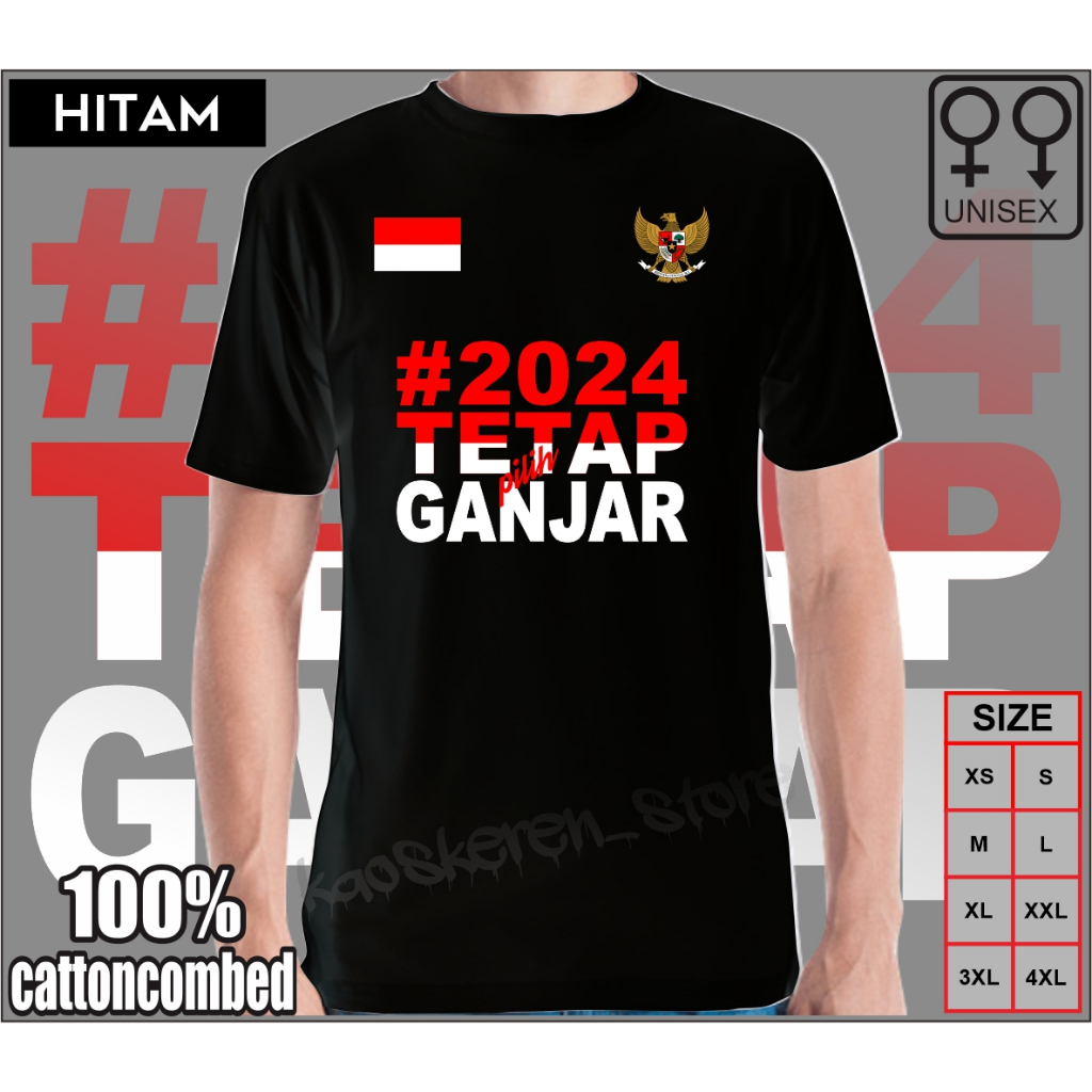 baju ganjar presiden 2024 kaos ganjar pranowo