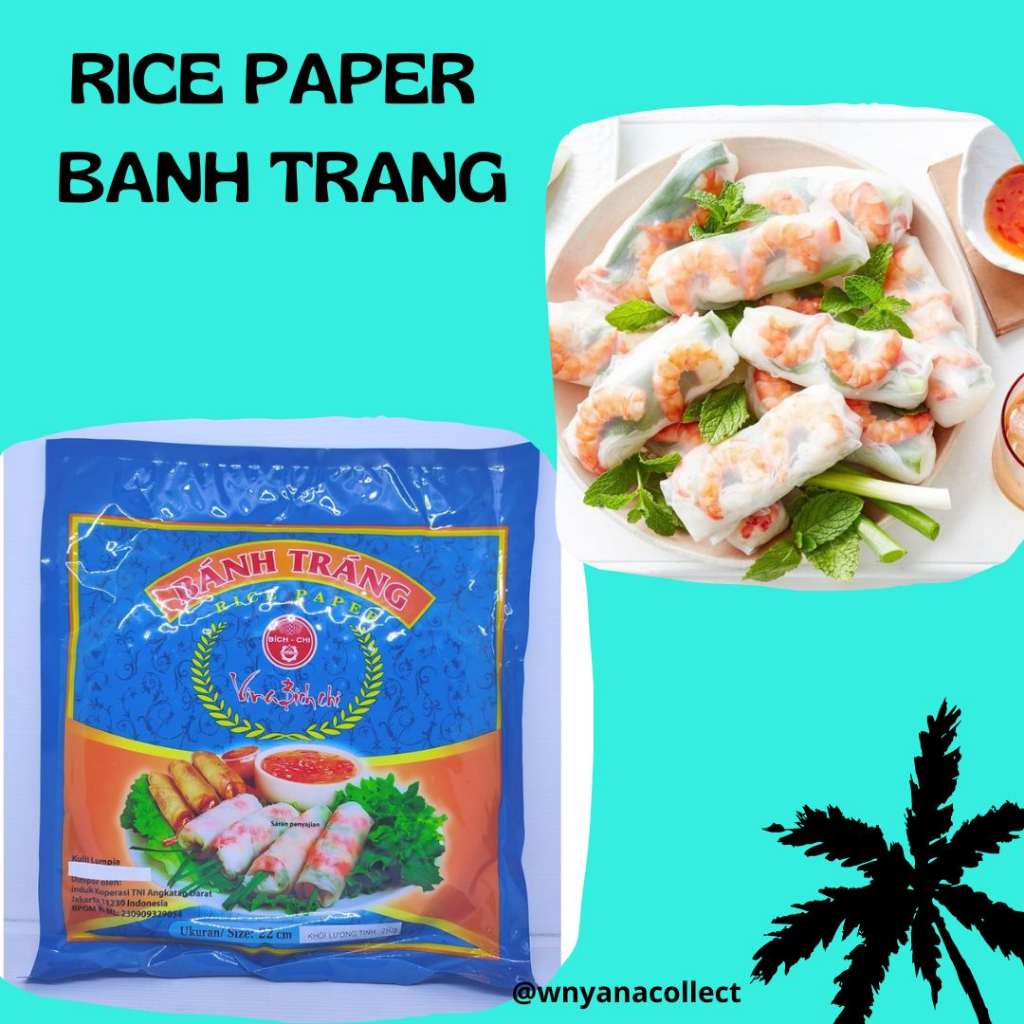 

✔ Kulit Lumpia Vietnam Isi 5 Lembar / Kulit Lumpia Banh Trang 22cm / 400gr