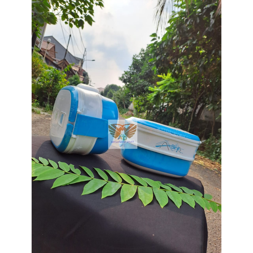 LUNCH BOX MAKAN/ KOTAK MAKAN DUA SUSUN KODE 8927 NEW
