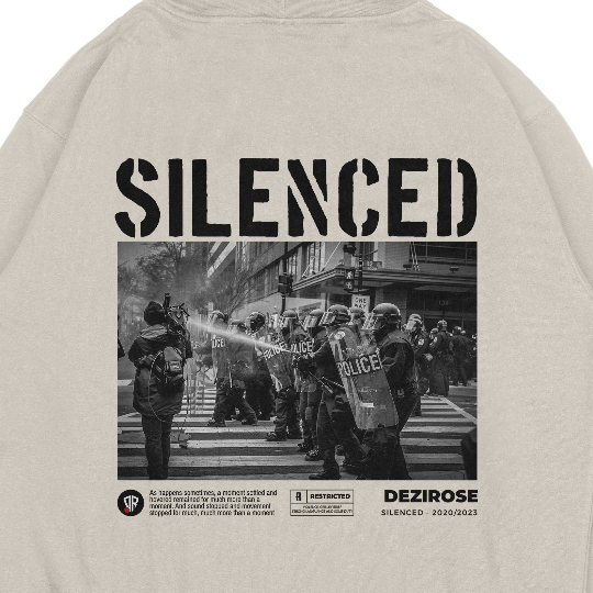 DEZIROSE - Sweater Hoodie Silenced - Hodie Pria Distro Fleece Tebal Premium Size M-XXL