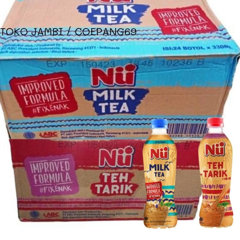 

NU TEH TARIK & MILK TEA 330ML x 24