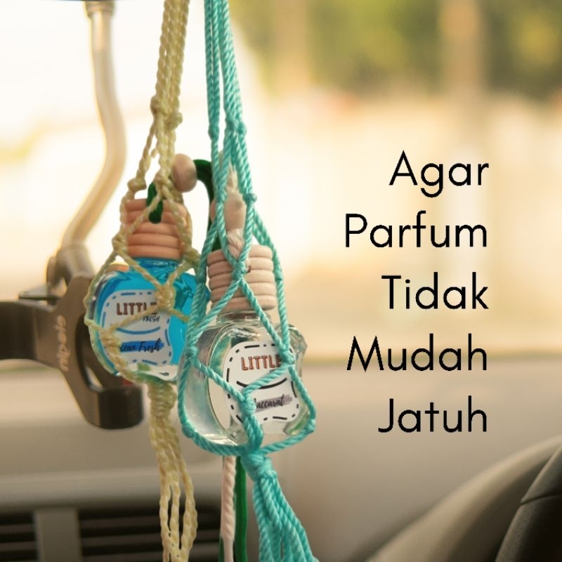 Tali Jaring Parfum Pengharum Botol Gantung Mobil Ruangan Toilet Lemari