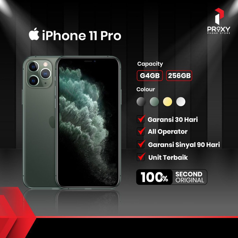 iphone 11 pro 256gb ibox inter ori 100%