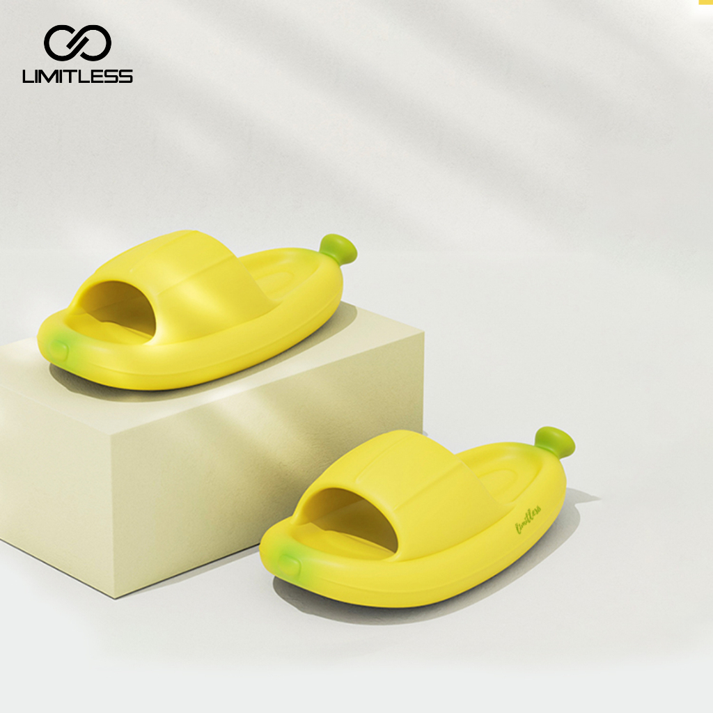 Sandal Banana Anak Slop Jelly Terbaru 2023 Sendal Slop Pisang Anak Unisex Rumah Sandal Anak Cowok Cewek Karakter Pisang