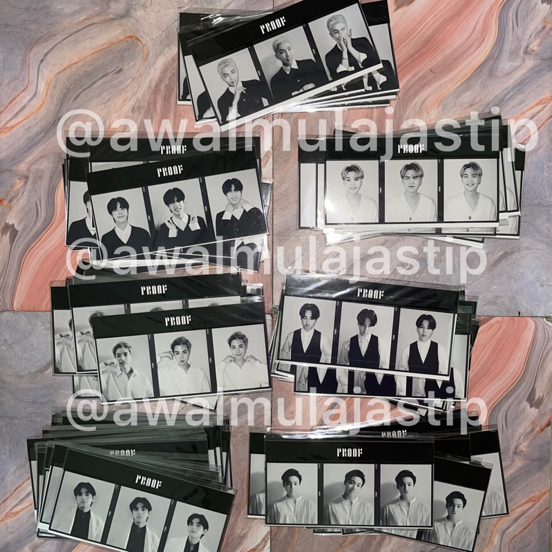 (READY STOCK) BTS PROOF ALBUM WEVERSE SHOP POB SPECIAL GIFT TRIPTYCH PHOTO RM NAMJOON JIN SUGA YOONG