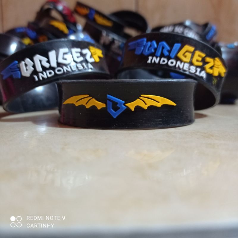 gelang tangan karet rubber elastis brigez#cartinhy