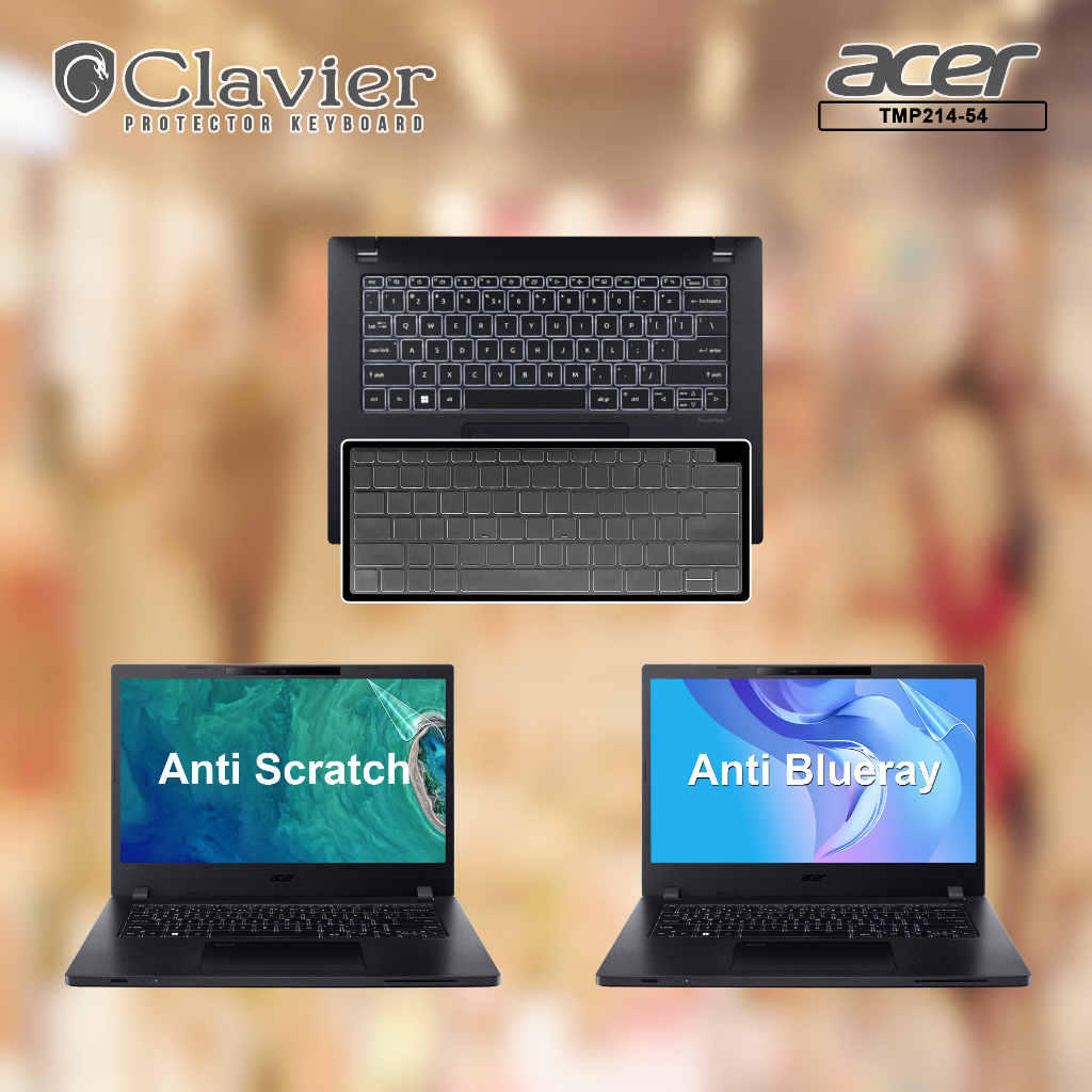 Cover Keyboard Screen Protector Garskin Laptop Anti Gores Acer TravelMate P2 P214 TMP214-54-53ZE Tpu