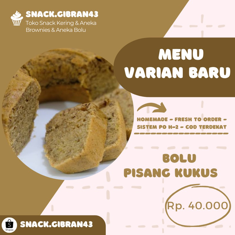 

Gibran’s BOLU KUKUS PISANG