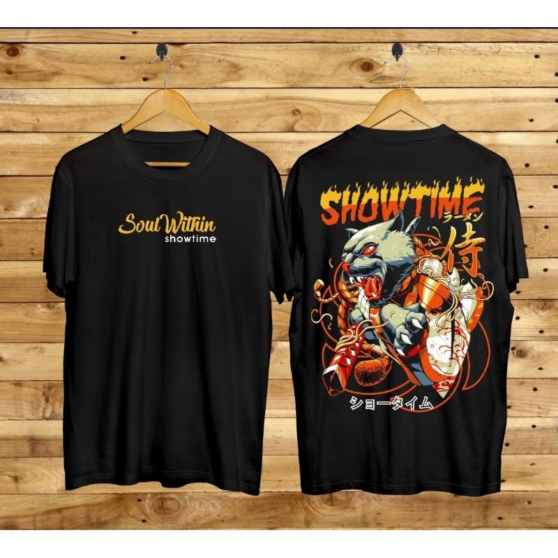 cod kaos distro motif srigala show time new 2023