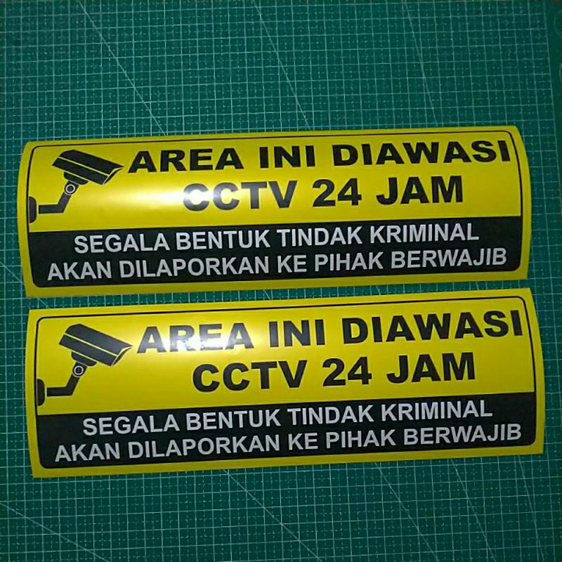 

Stiker Cctv 30x10cm 4pcs