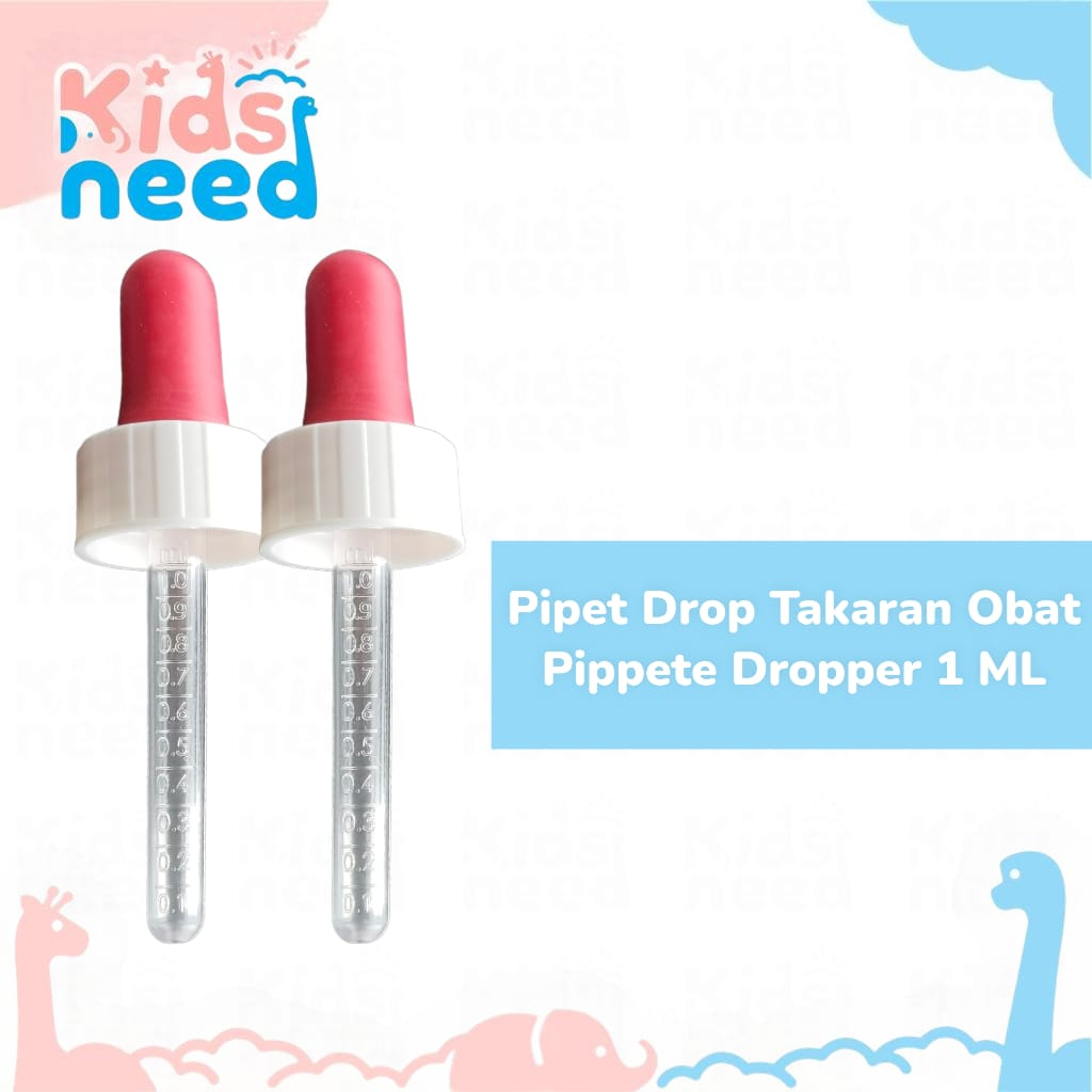 Pipet Drop Takaran Obat Pippete Dropper Penetes 1 ML Obat Untuk Anak