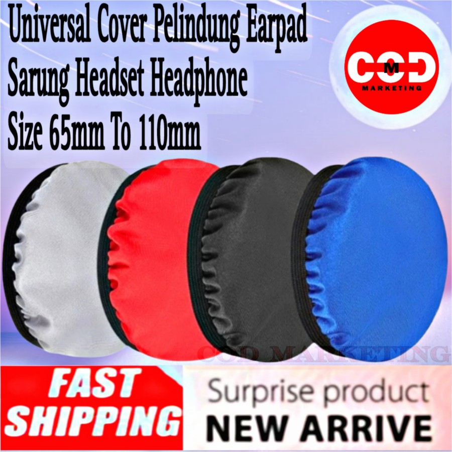 Universal Headphone Cover Earpad Earcup / Cover Headphone - Sarung Headphone Penutup Busa Headset