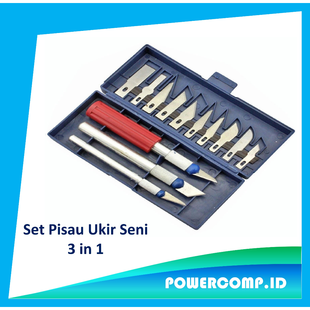 Pisau Sayat Okulasi Bonsai Kelapa Set Pisau Ukir Seni 13in1