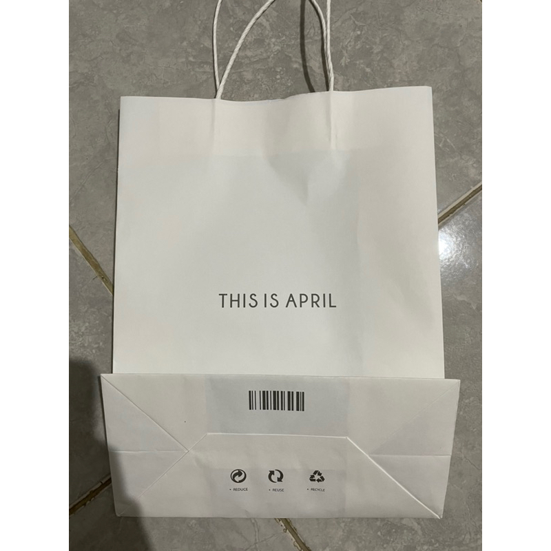 

Paper bag "this is april" original