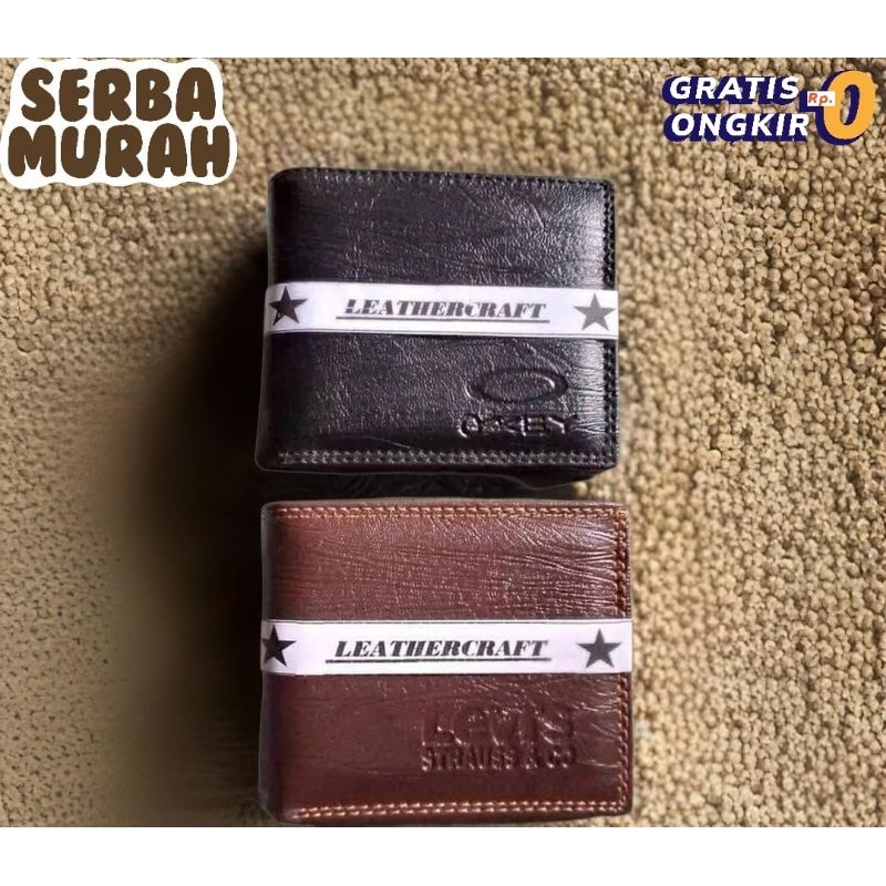 DOMPET PRIA/DOMPET MURAH/KULIT PU SINTETIS