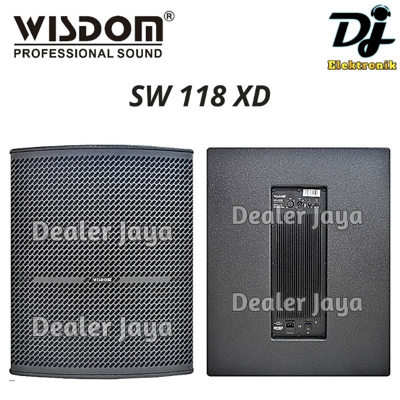 Speaker Subwoofer Wisdom SW 118 XD / SW118 XD / SW118XD - 18 inch Aktif