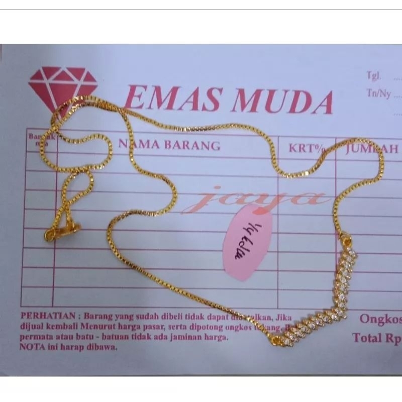 Kalung emas fuji yang lagi viral emas mudah