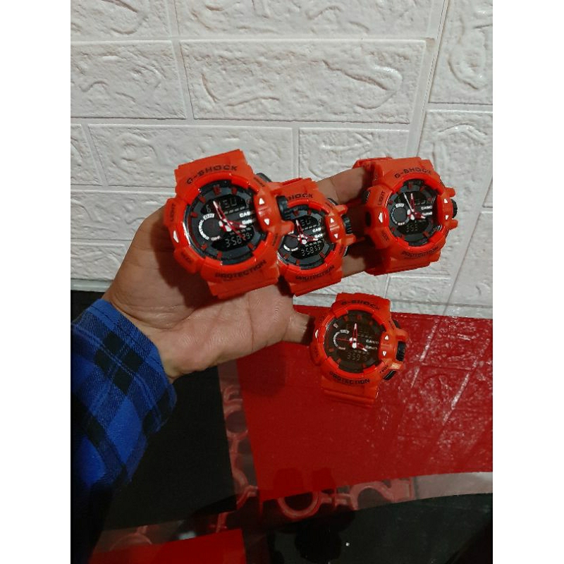 Jam Tangan Casio G-Shock GA-100CF Red.Harga 1Pcs (Bekas)